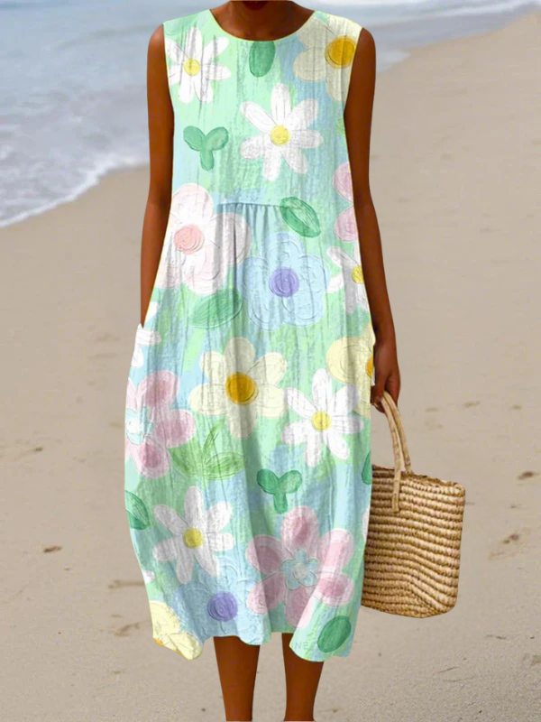 Erin | Leichtes ärmelloses Sommerkleid