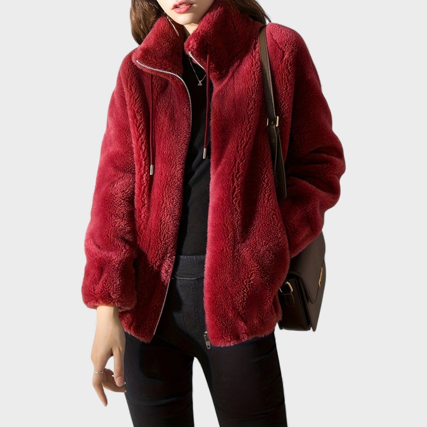 Maria | Kuschelige Reißverschlussjacke