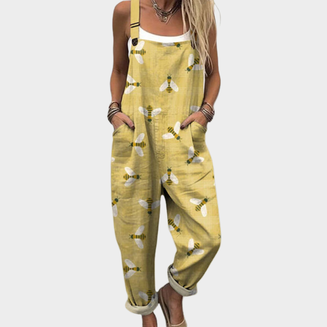 Bequemer Overall mit Muster