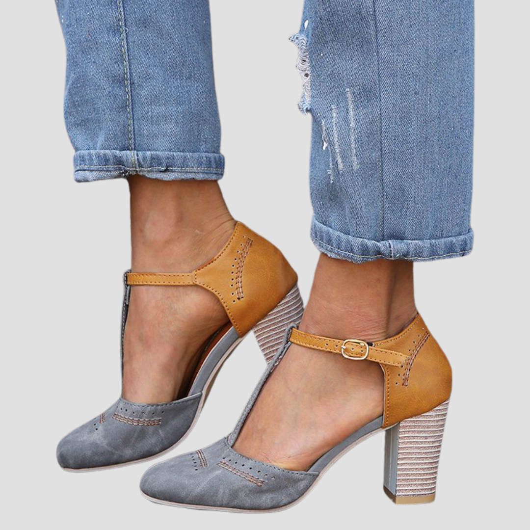 Nadia | Orthopädische Vintage High Heels