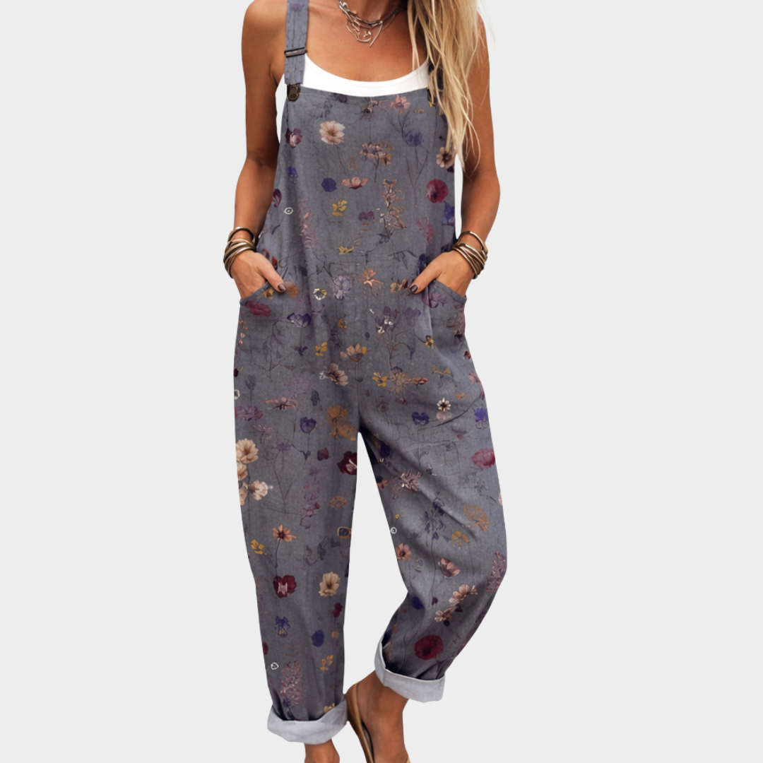 Bequemer Overall mit Muster