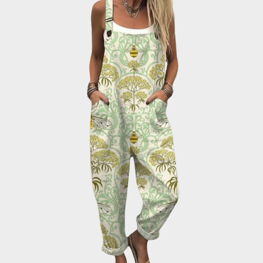 Bequemer Overall mit Muster