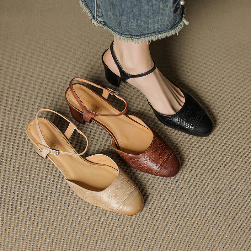 Valery Echtleder-Absatzschuhe