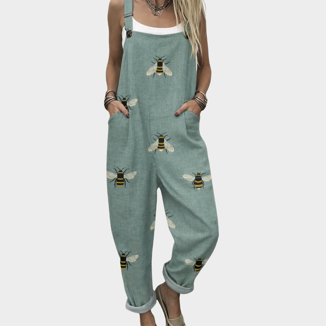Bequemer Overall mit Muster
