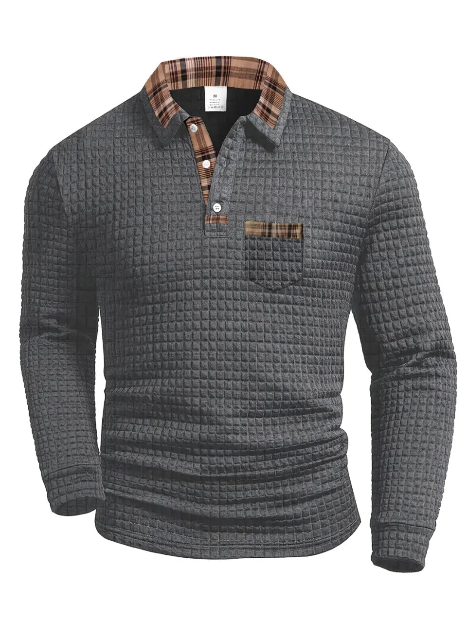 Mario™ | Graues Poloshirt im Urban-Stil