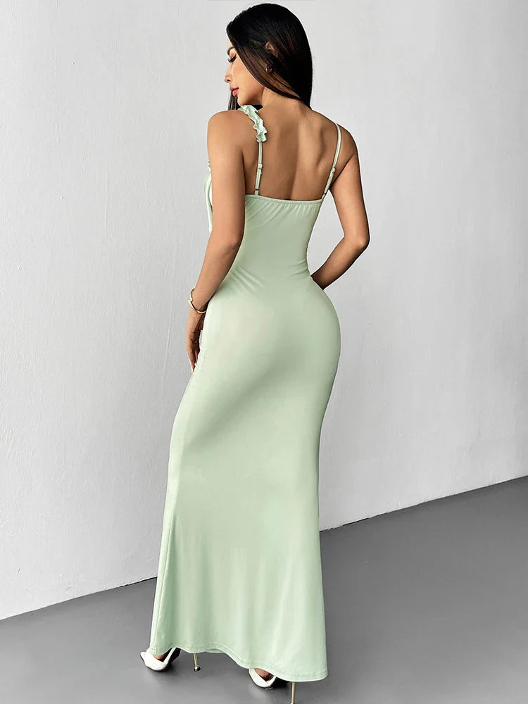 Graciela™ | Elegantes langes Kleid mit figurbetonter Silhouette