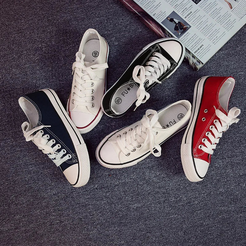 Imogen Klassische Canvas-Schuhe Vintage Modern Komfort