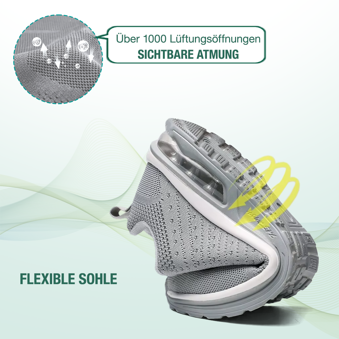 SanoWalk Orthopädische Schuhe - Ganz Grau