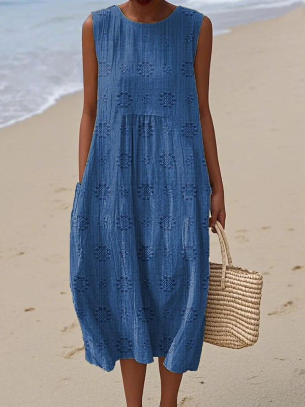 Sara | Leichtes, ärmelloses Sommerkleid