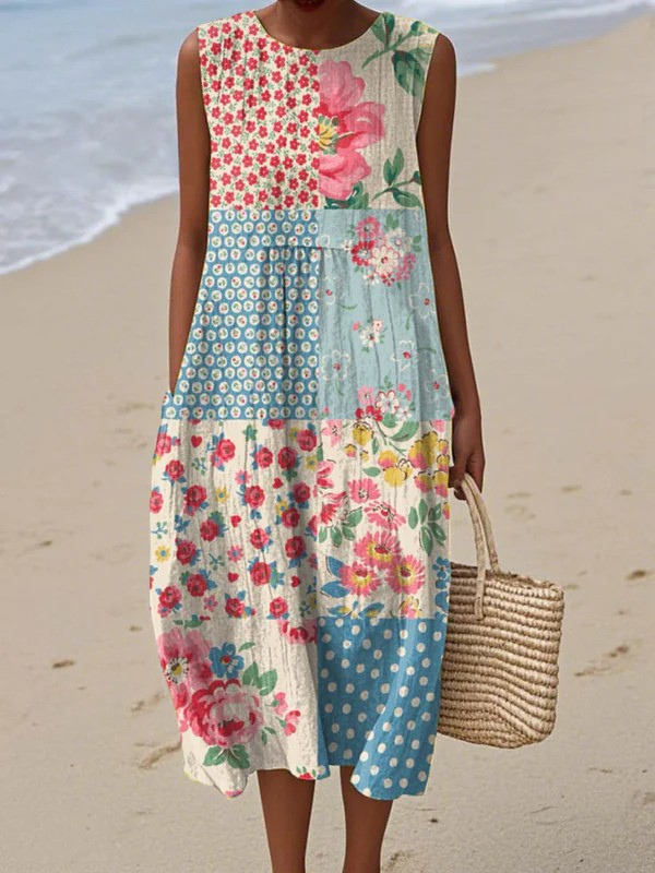 Anna | Leichtes, ärmelloses Sommerkleid