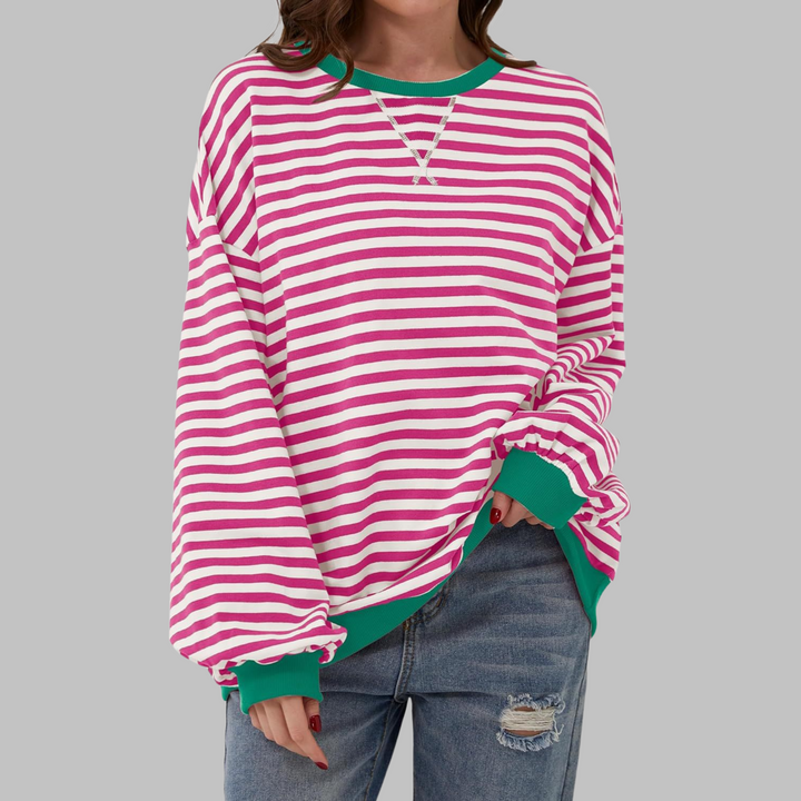 Laura – Lässiger Pullover gestreift