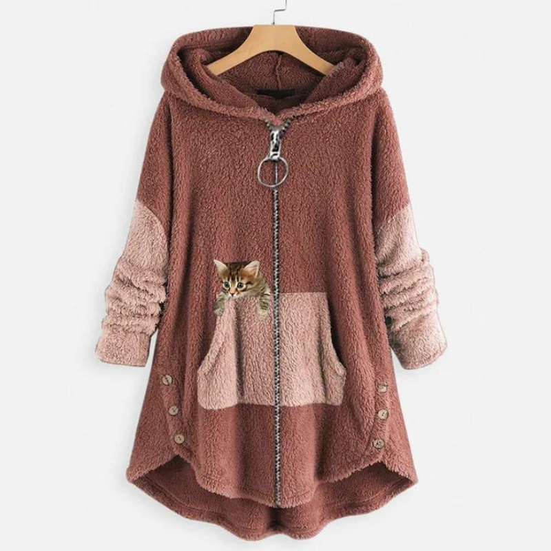 Vanda | Warme, weiche Jacke, kuschelig wie ein Teddybär