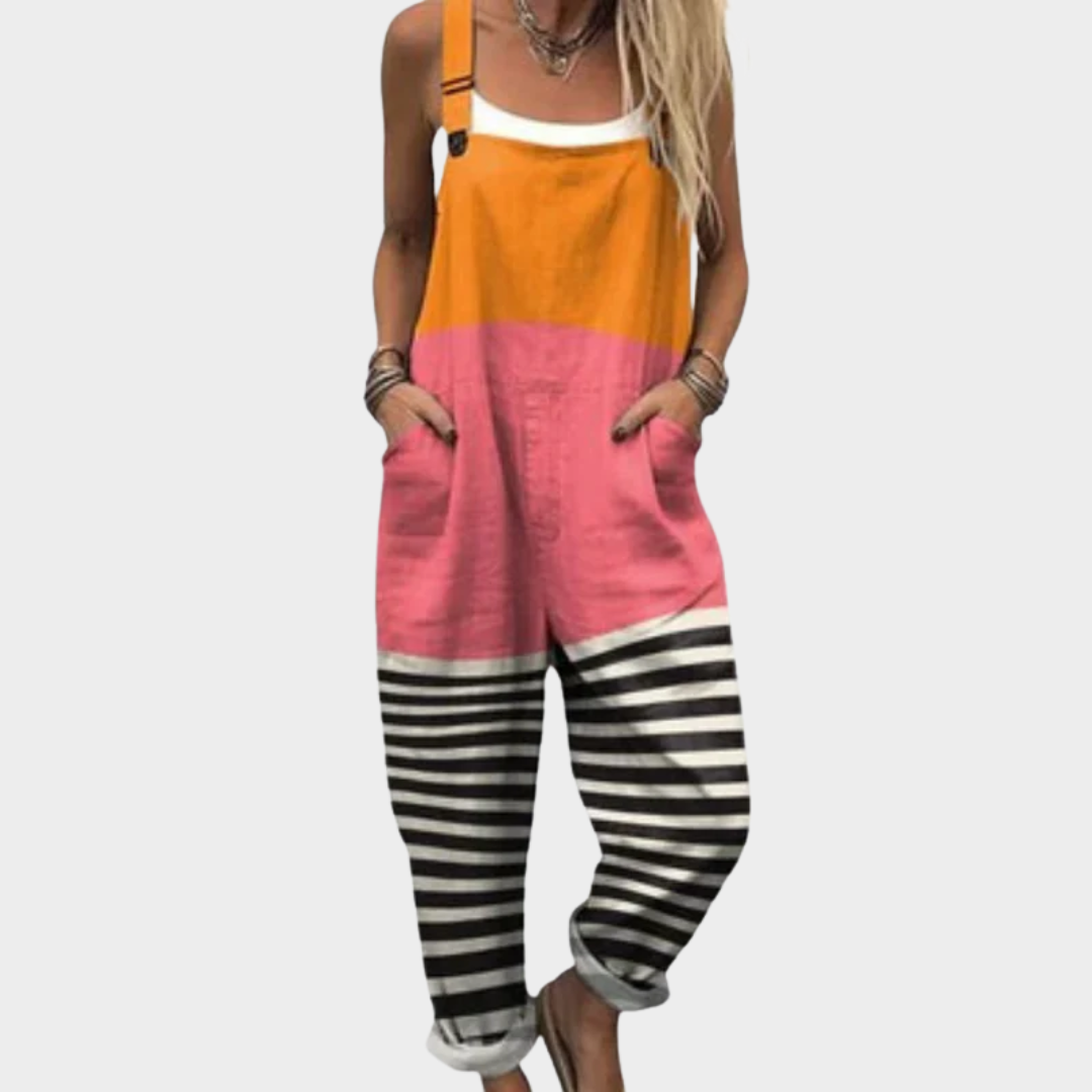 Bequemer Overall mit Muster