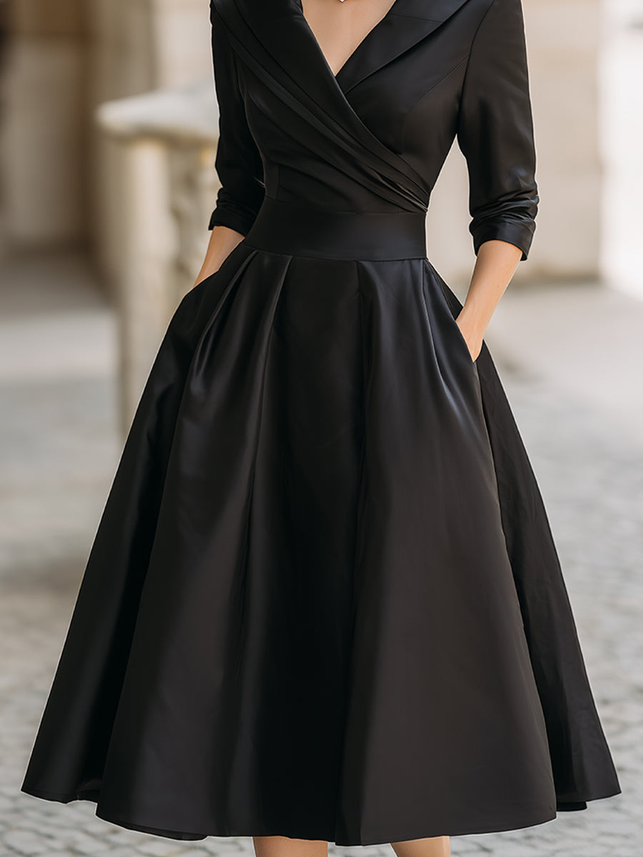 Noelia | Midikleid aus Satin