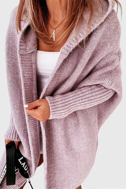 Lovisa Oversize-Strickcardigan mit Kapuze