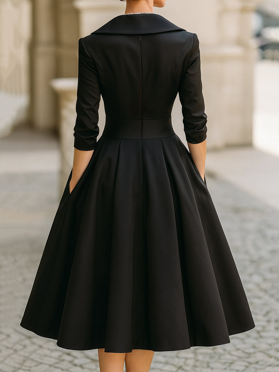 Noelia | Midikleid aus Satin