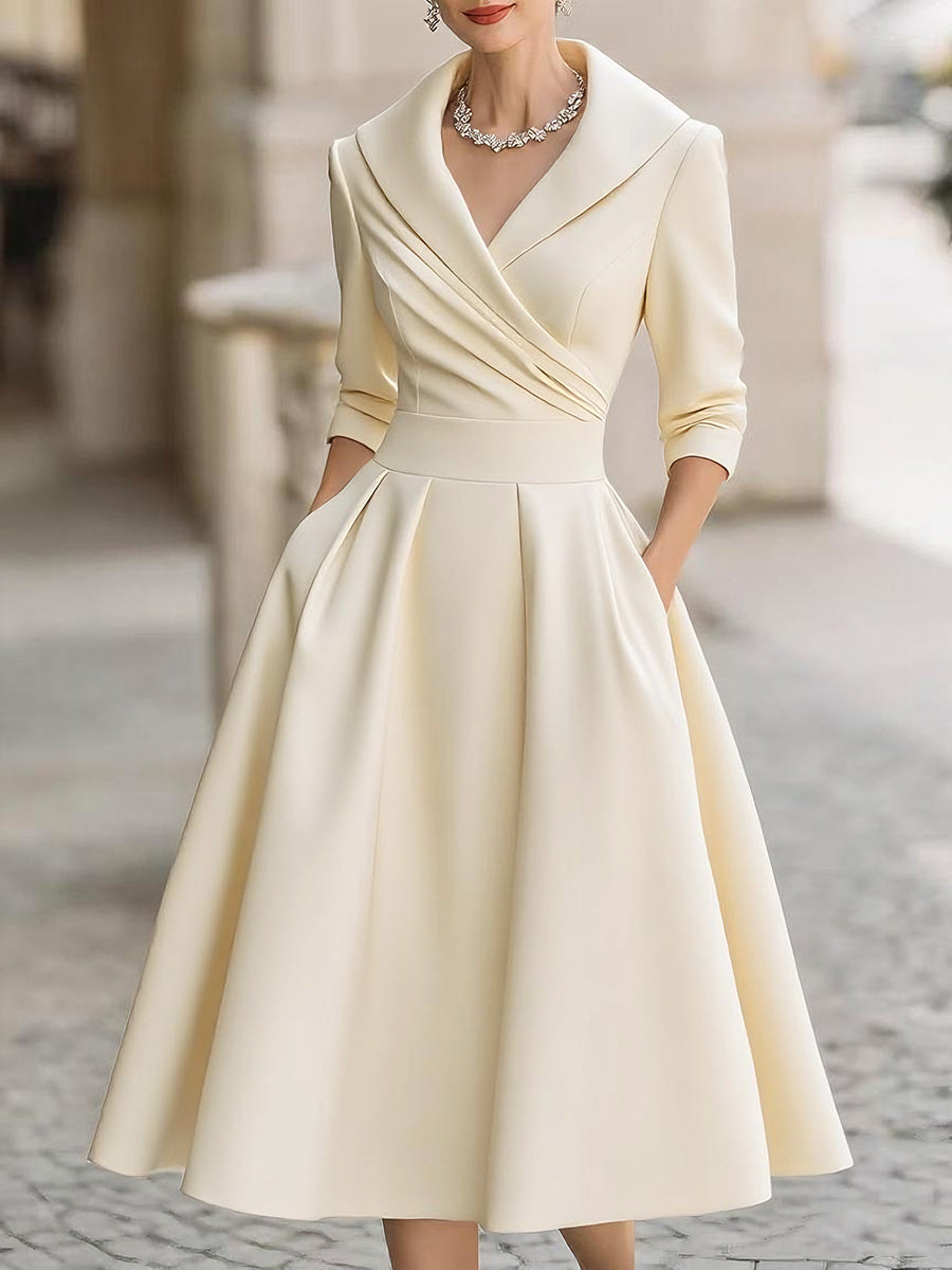 Noelia | Midikleid aus Satin