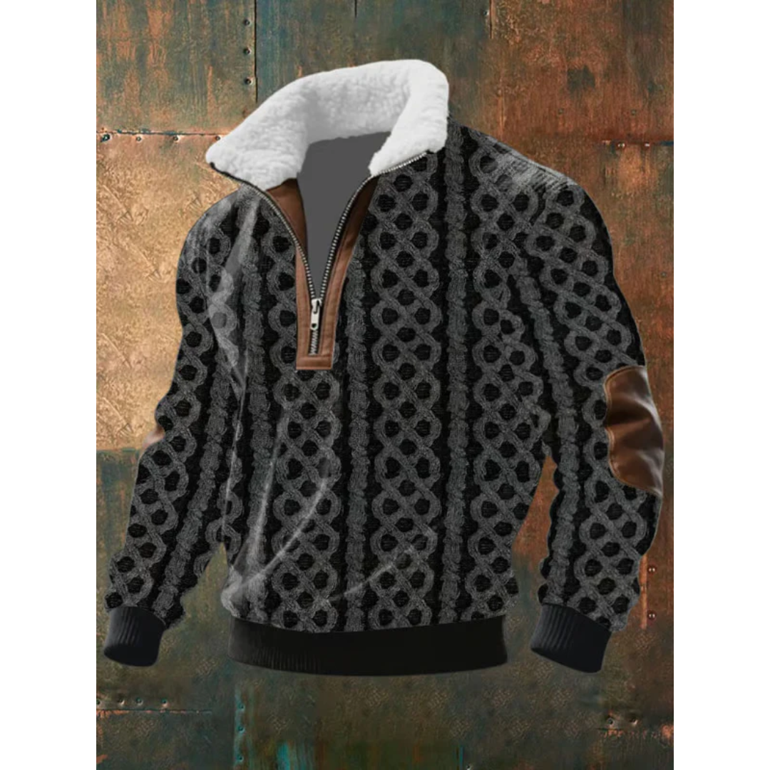 Cristian™ | Fleece-Pullover mit Reißverschluss und Stehkragen