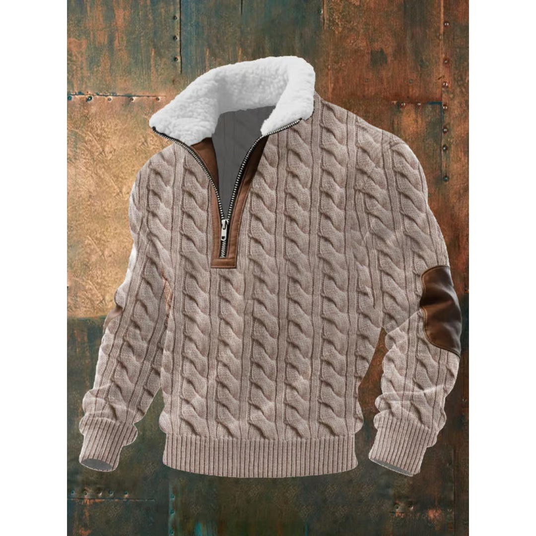 Cristian™ | Fleece-Pullover mit Reißverschluss und Stehkragen