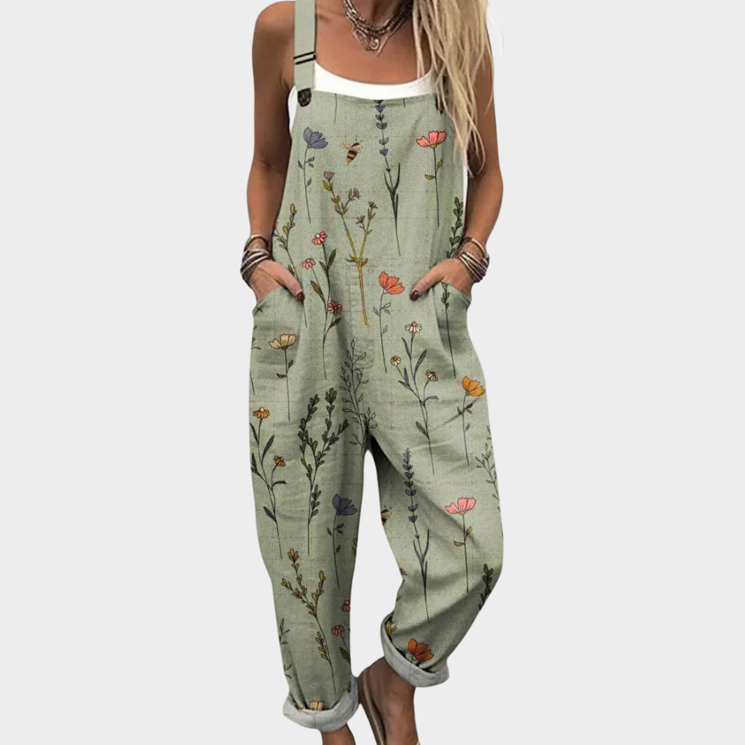 Bequemer Overall mit Muster