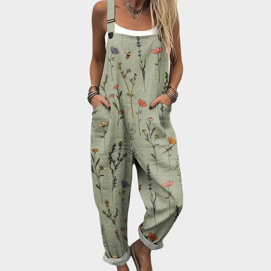 Bequemer Overall mit Muster