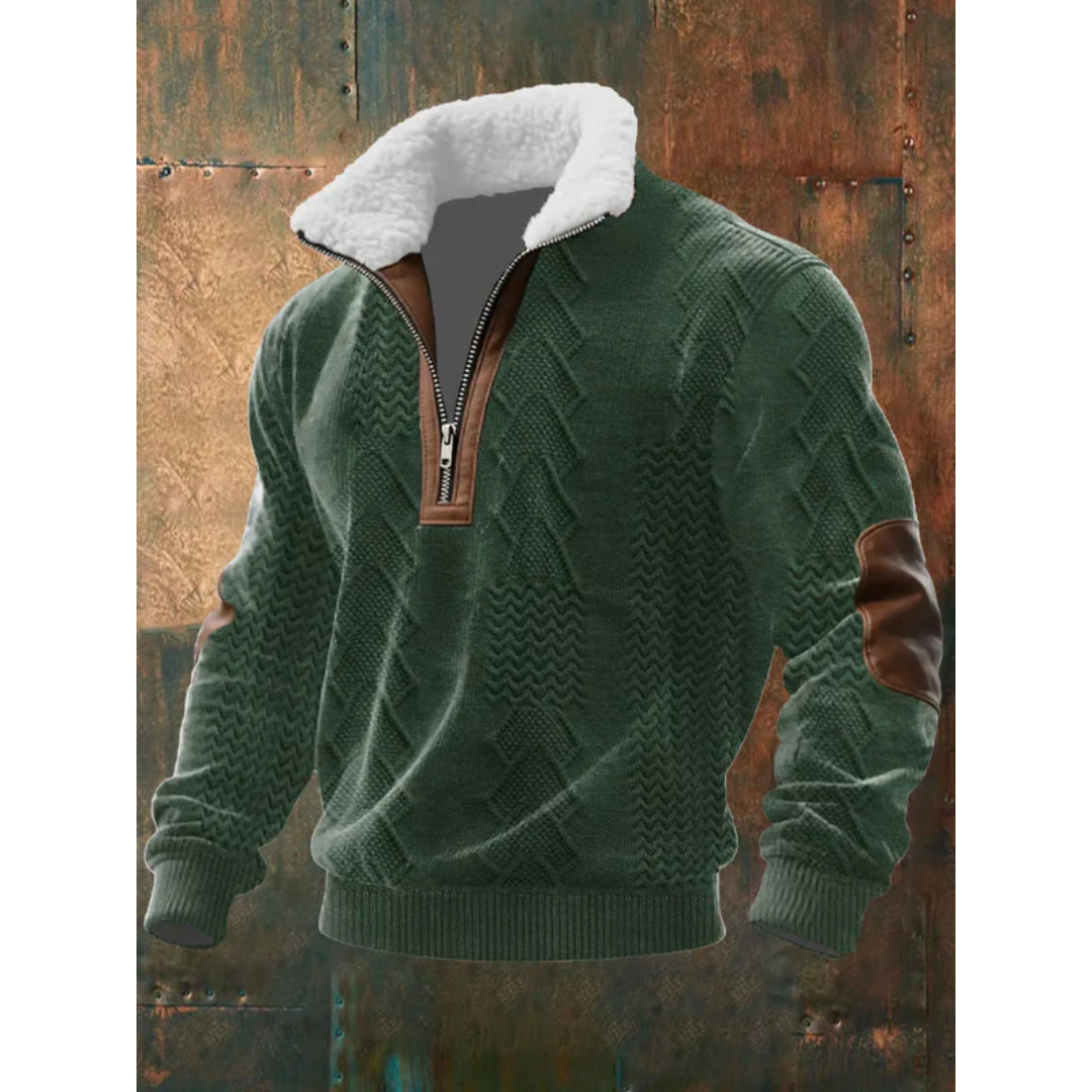 Cristian™ | Fleece-Pullover mit Reißverschluss und Stehkragen