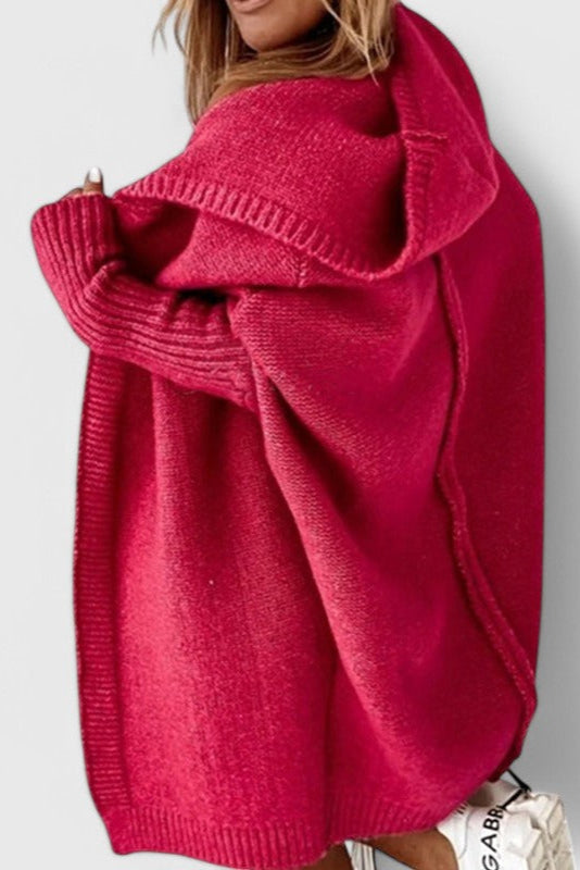 Lovisa Oversize-Strickcardigan mit Kapuze
