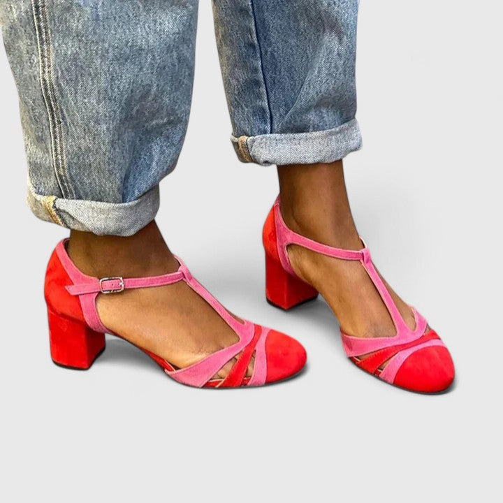 Rosalie™ | Retro-High Heels mit lebendigem Stil