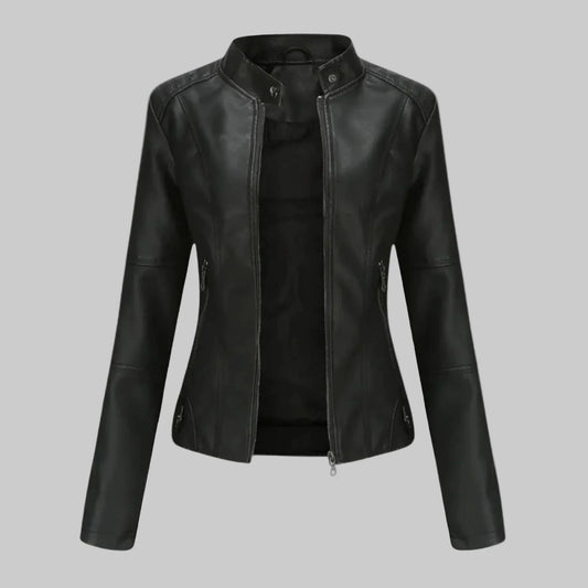 Romina | Lässige Lederjacke