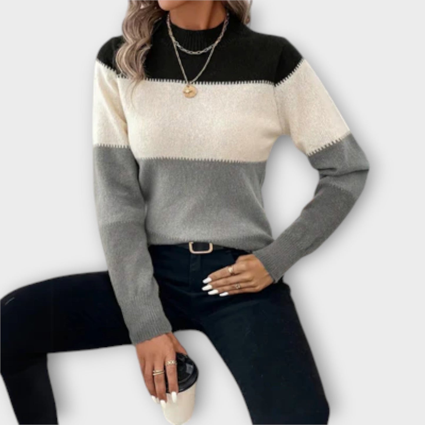 Elina | Eleganter Freizeitpullover