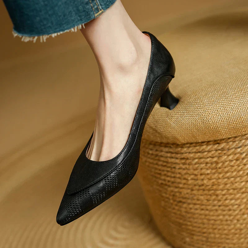 Belle Pumps aus echtem Leder
