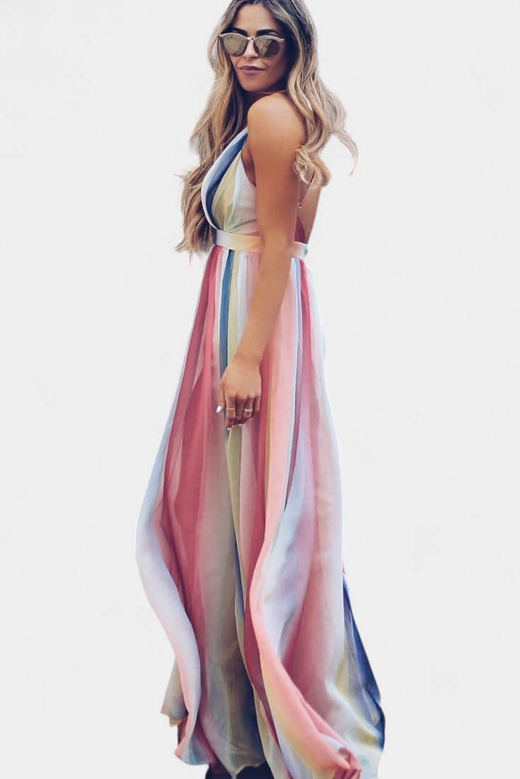 Gretchen | Gestreiftes Kleid