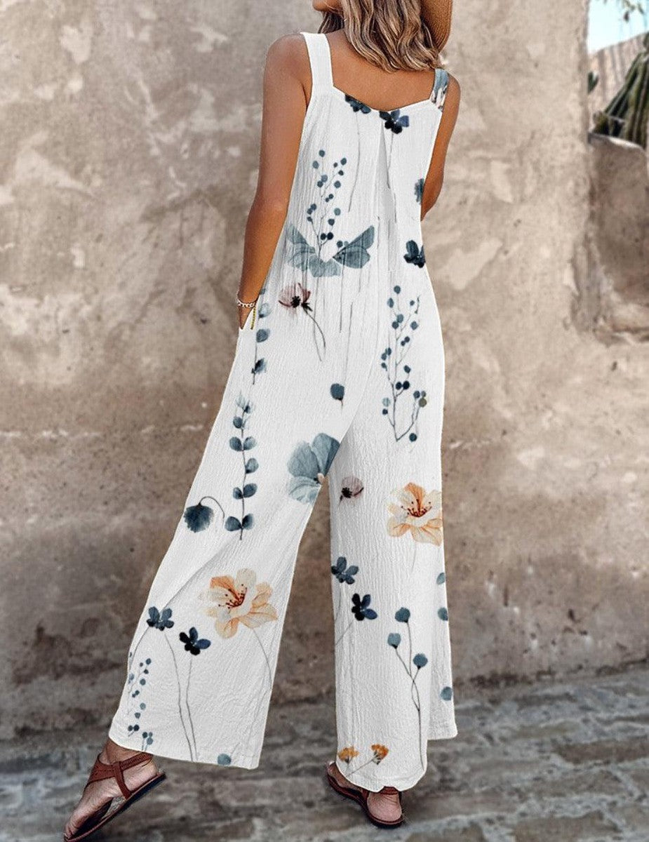 Bequemer Overall mit Muster