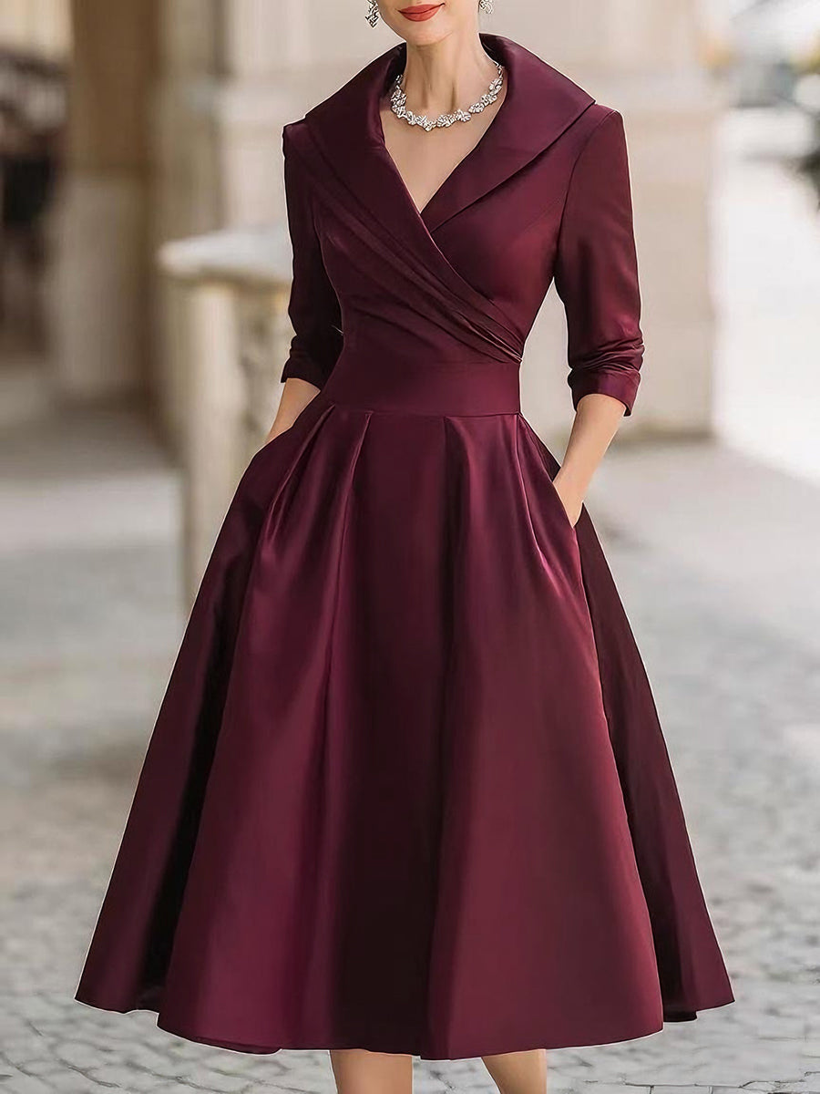 Noelia | Midikleid aus Satin