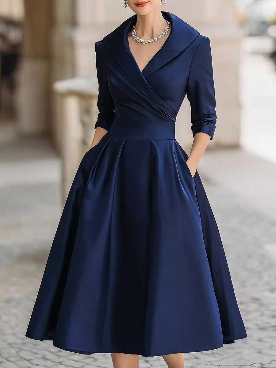 Noelia | Midikleid aus Satin