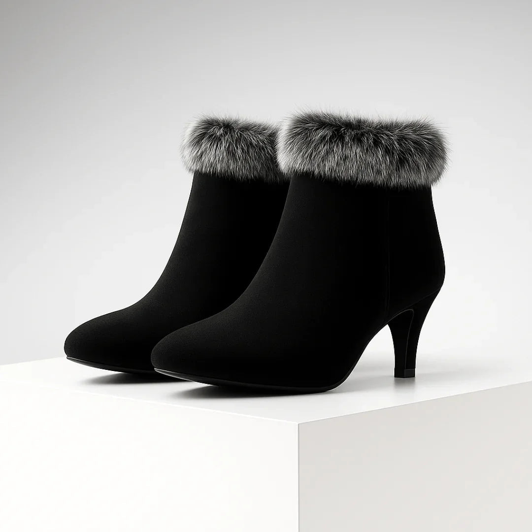 Aurora Kunstfell-Stiefel