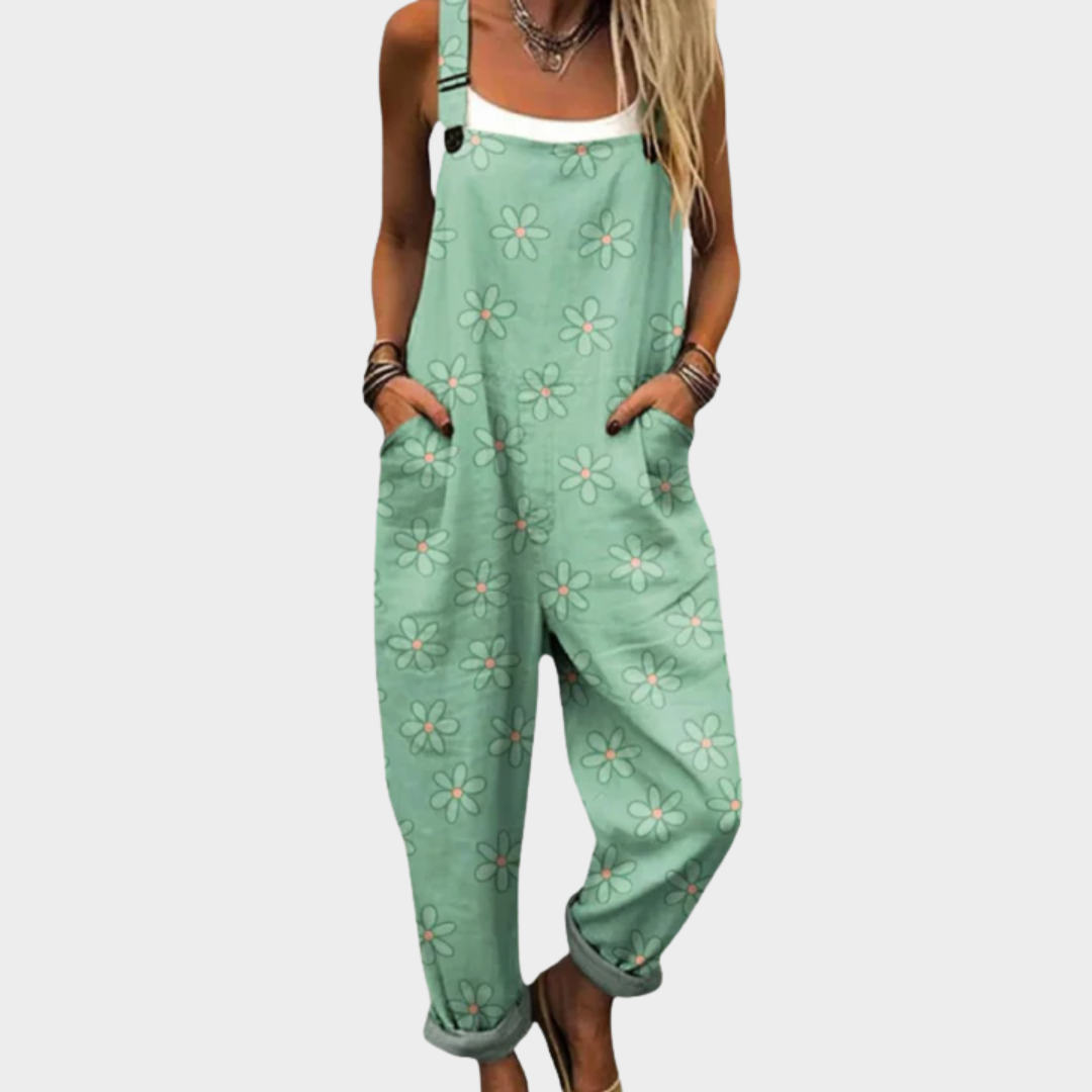 Bequemer Jumpsuit mit Print