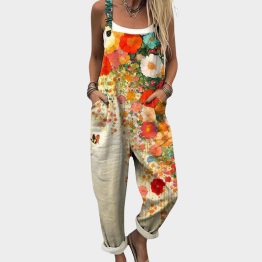 Bequemer Overall mit Muster