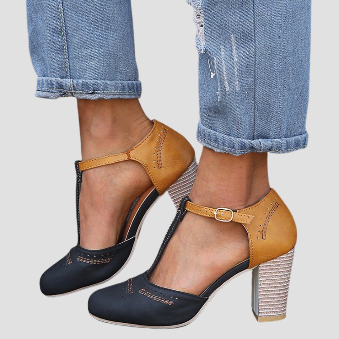 Nadia | Orthopädische Vintage High Heels