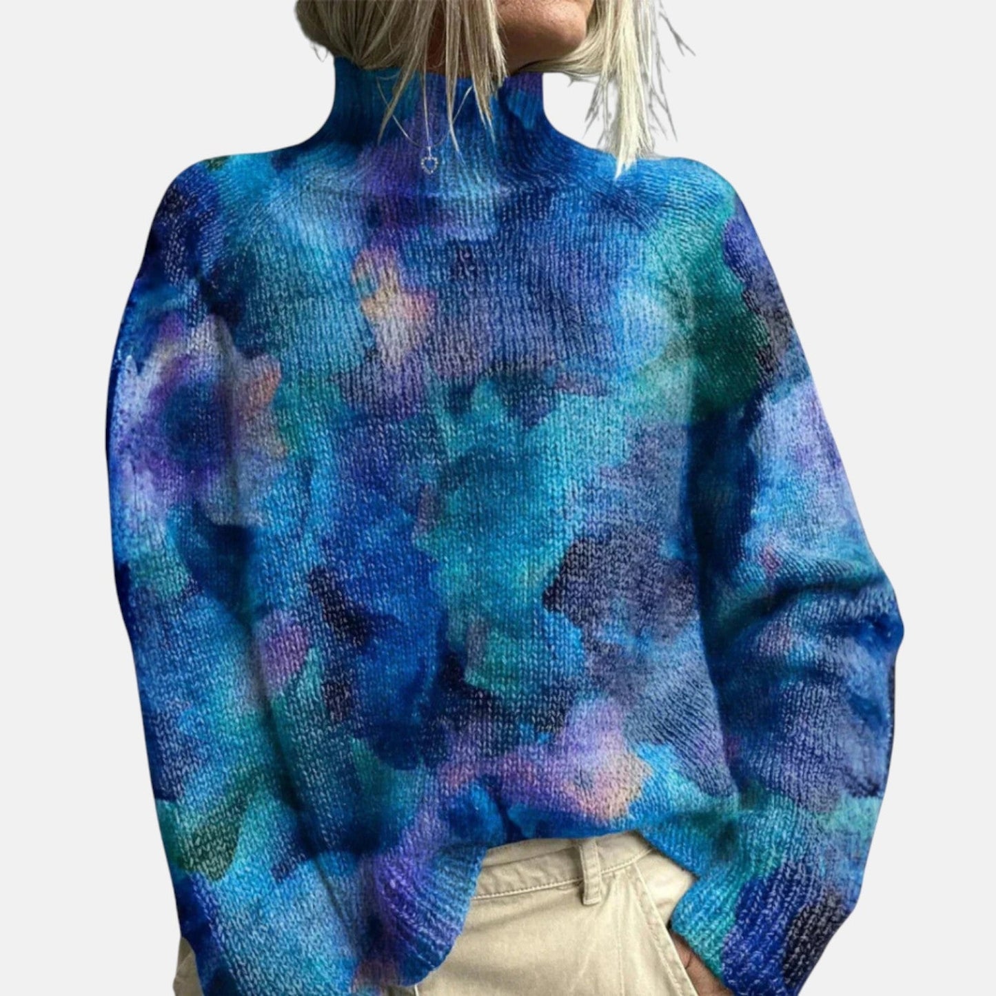 Aimelie | Elegante suéter de cuello alto