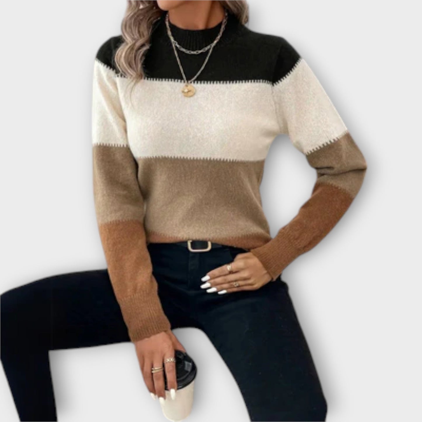 Elina | Eleganter Freizeitpullover