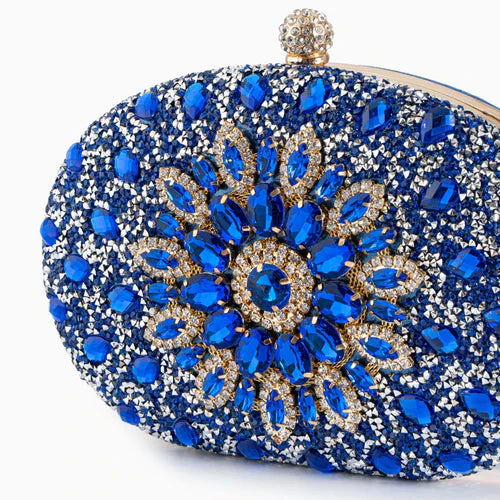 Himmelblaue Clutch
