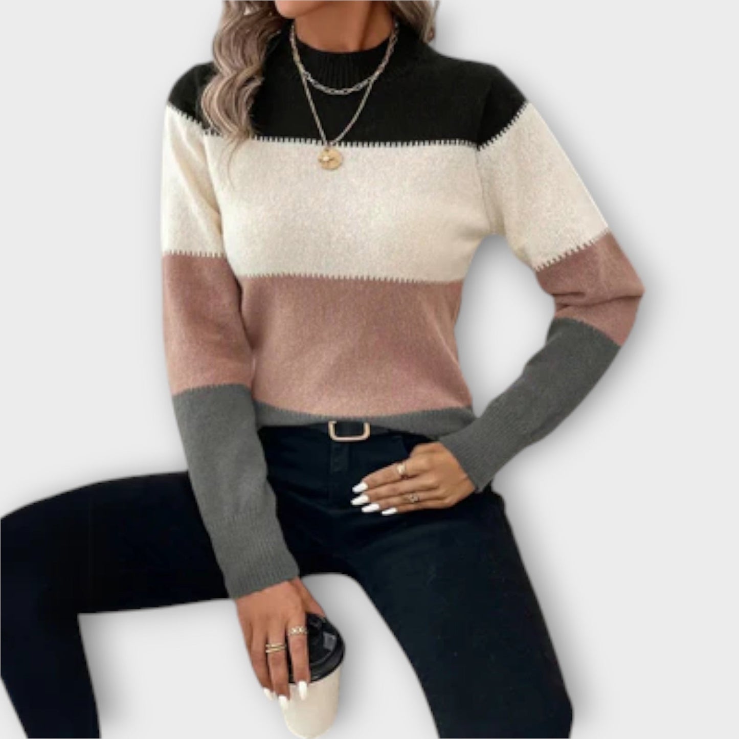 Elina | Eleganter Freizeitpullover