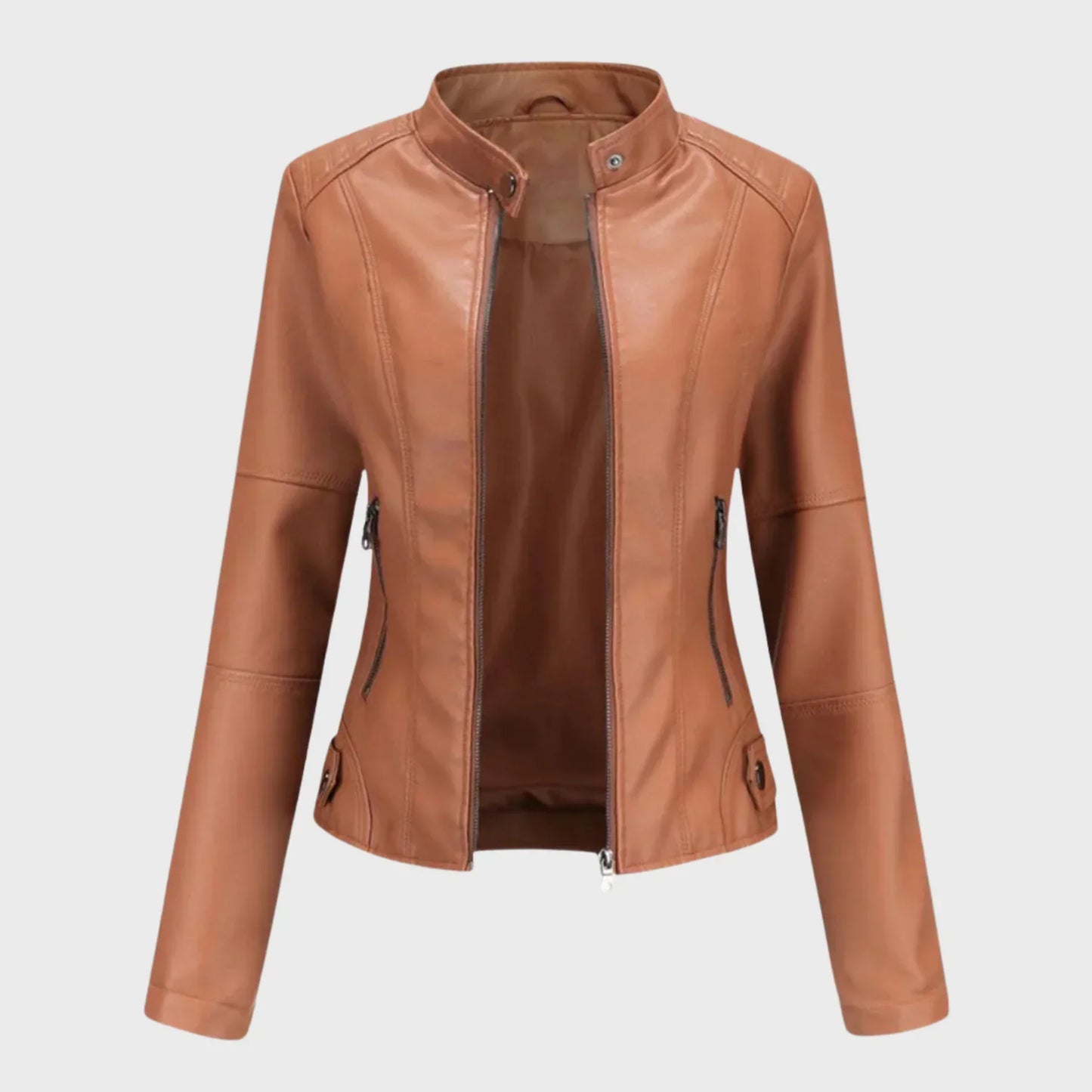 Romina | Lässige Lederjacke