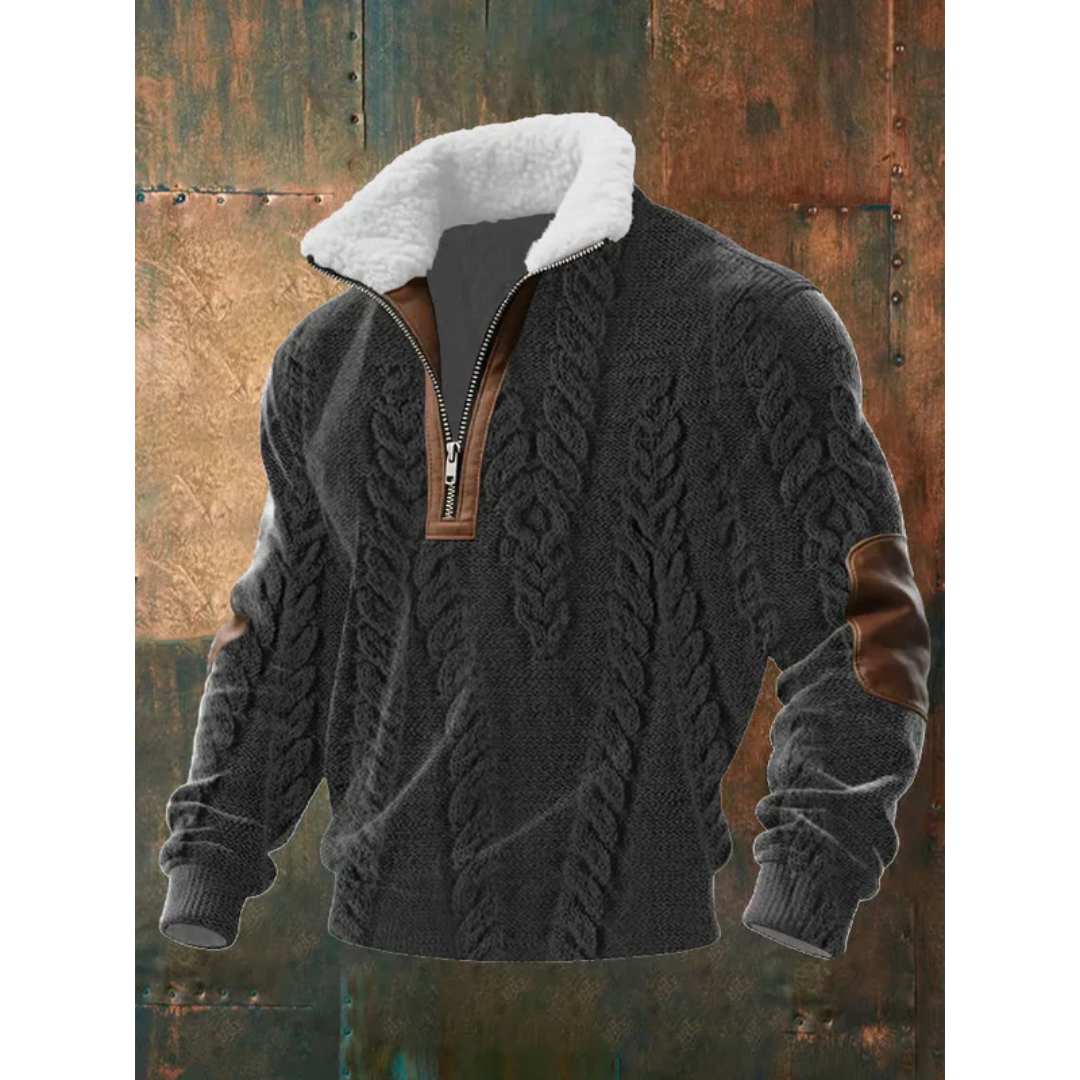 Cristian™ | Fleece-Pullover mit Reißverschluss und Stehkragen