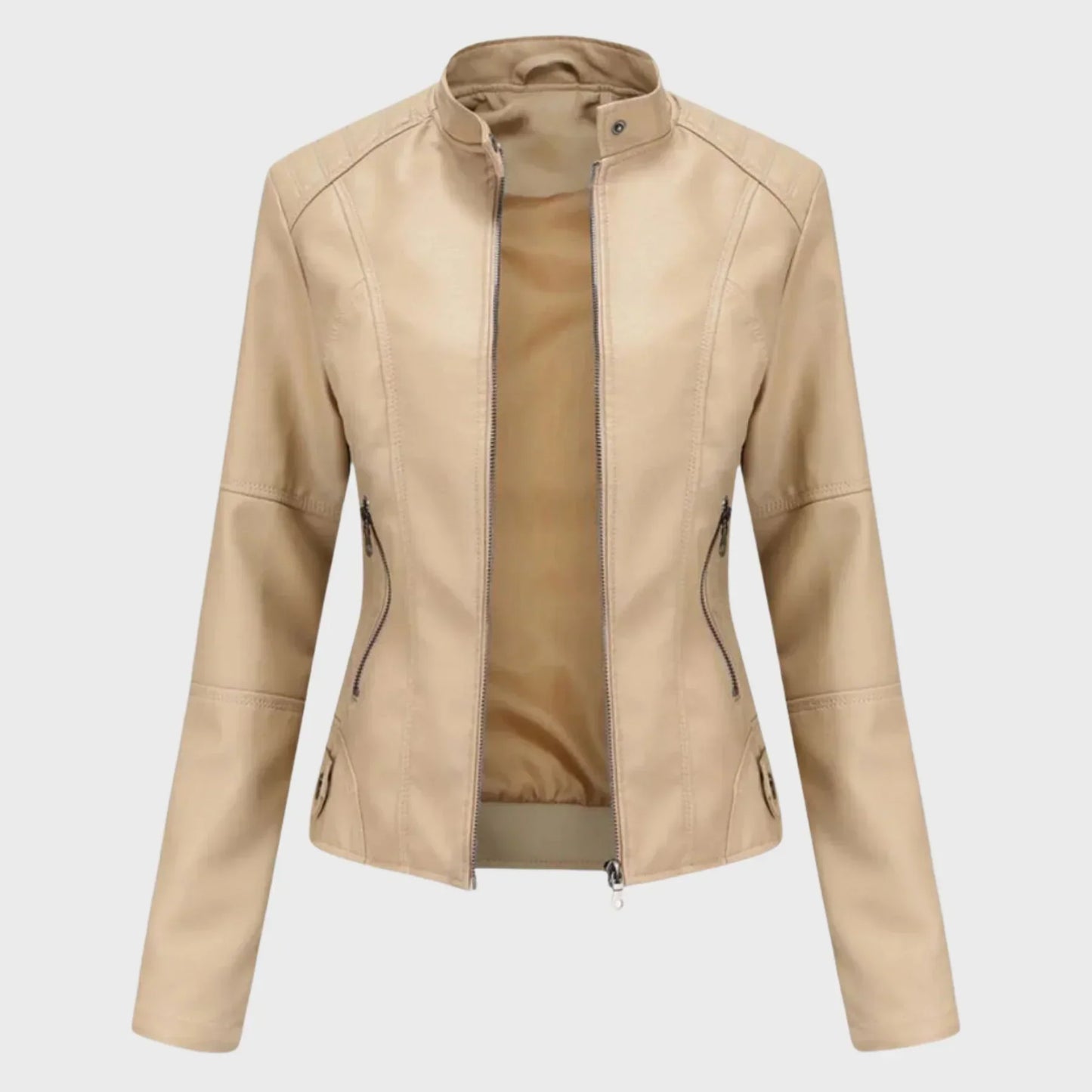 Romina | Lässige Lederjacke