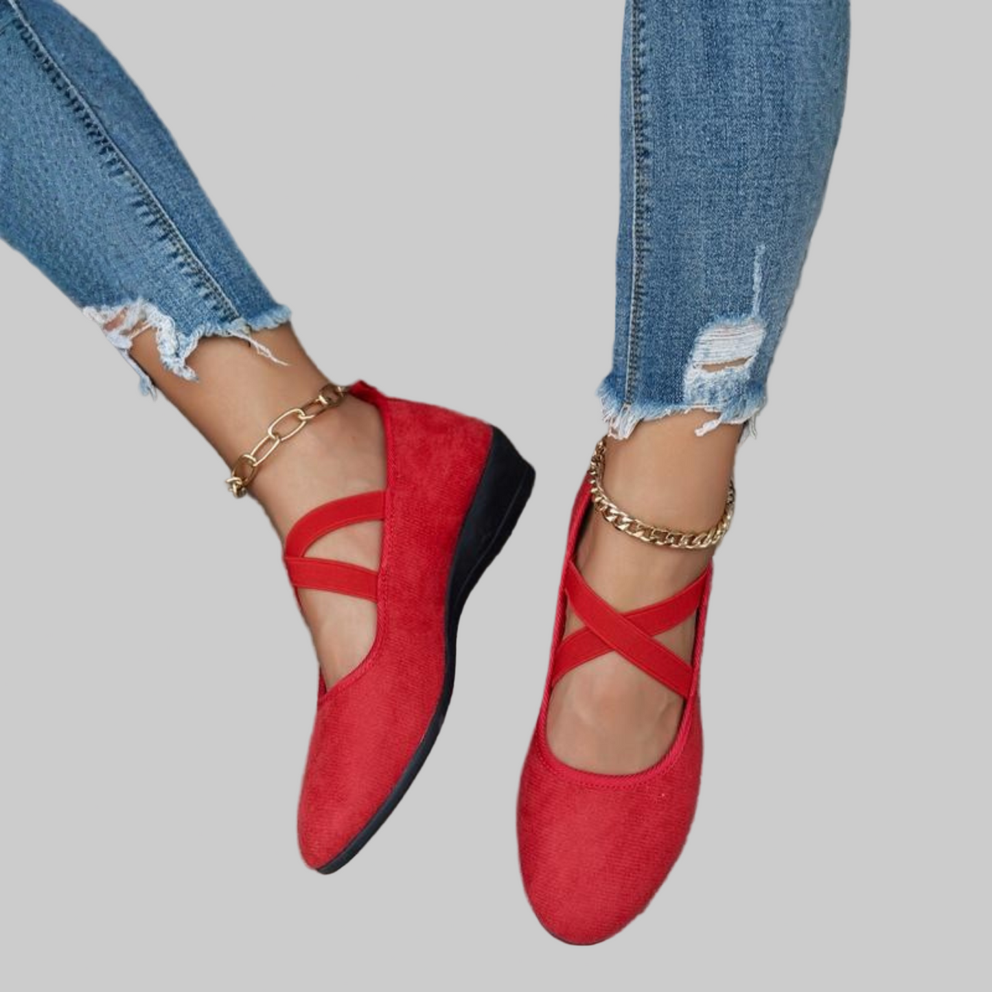 ANGELA | Geschlossene und bequeme Keilabsatzschuhe