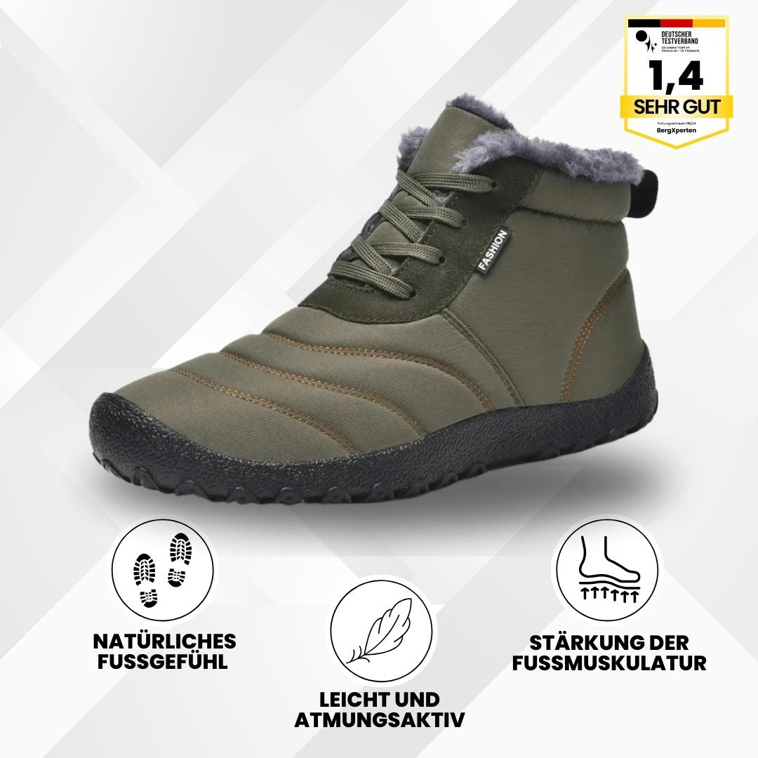 OrthoWarm - gepolsterte, wasserabweisende und schmerzlindernde Barfußschuhe