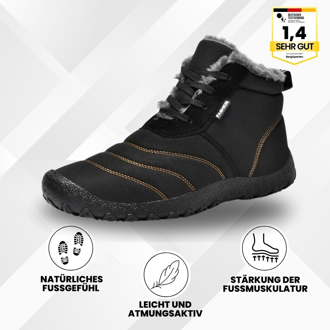 OrthoWarm - gepolsterte, wasserabweisende und schmerzlindernde Barfußschuhe