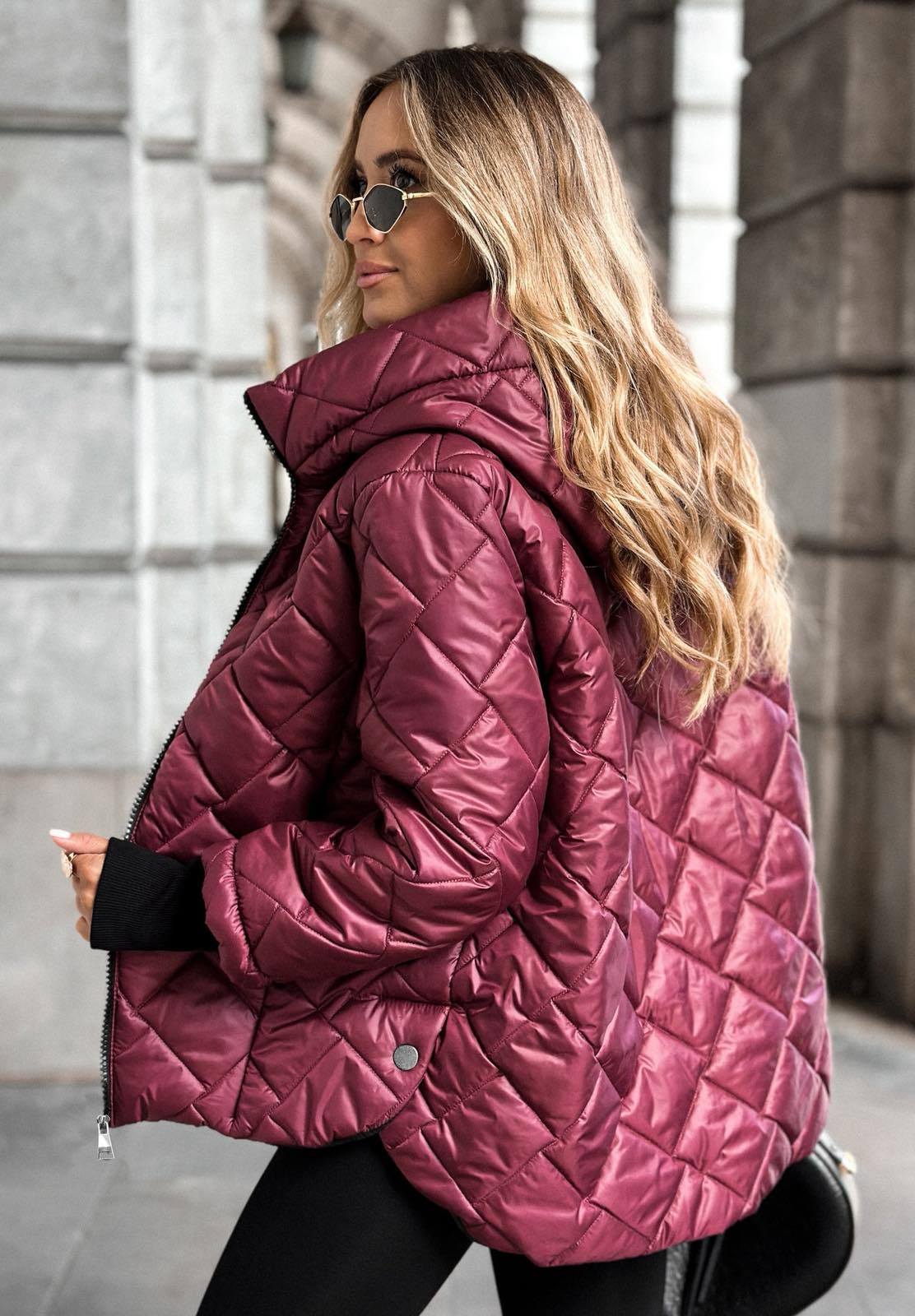 Nadia | Warme Jacke mit Kapuze